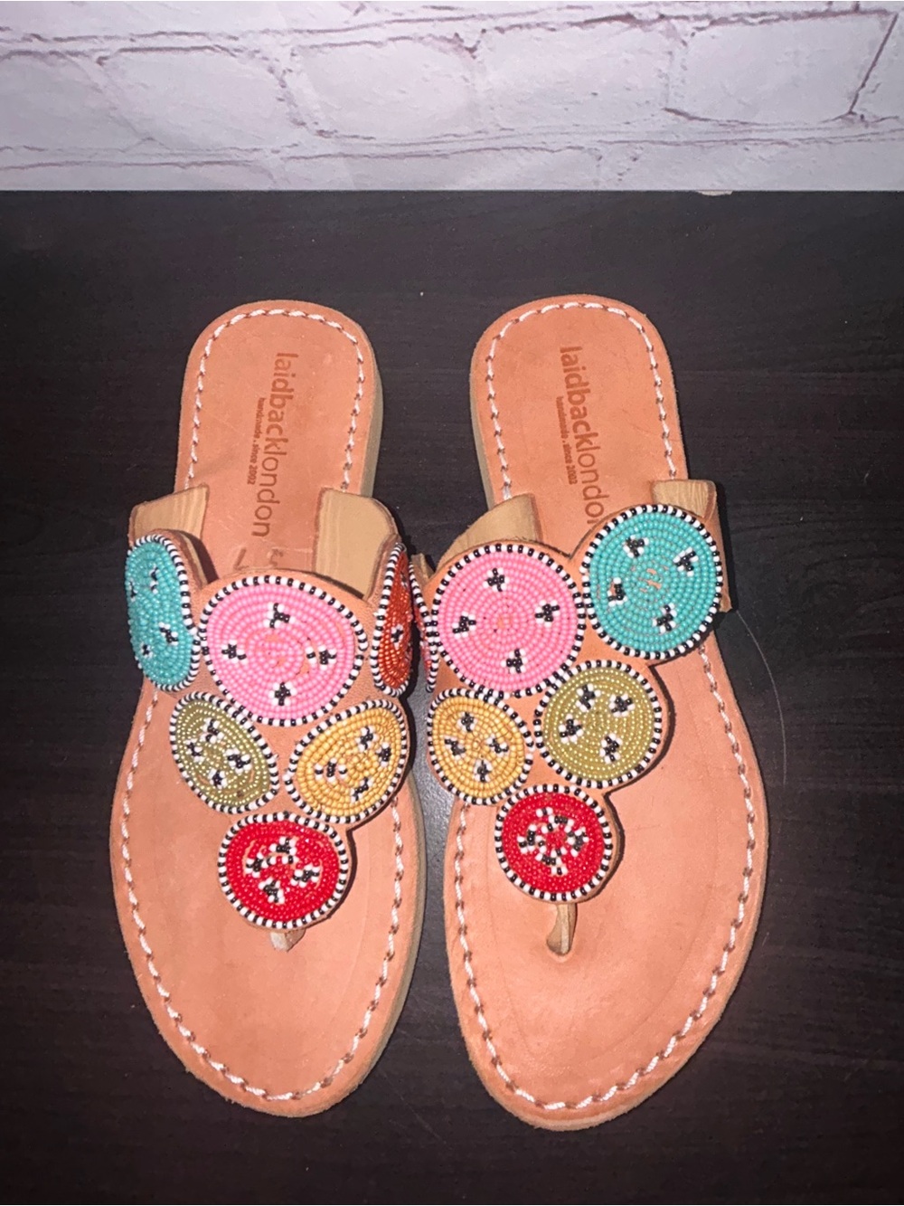 Laidback London Pemba Sandals size 37/6 NEW